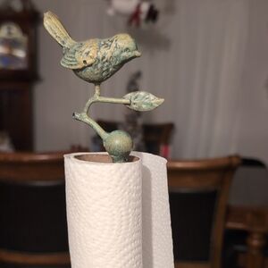 Decorative Bird Paper Towel Holder